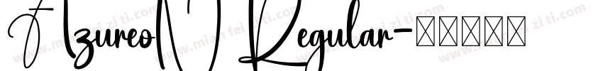 AzureoN Regular字体转换
